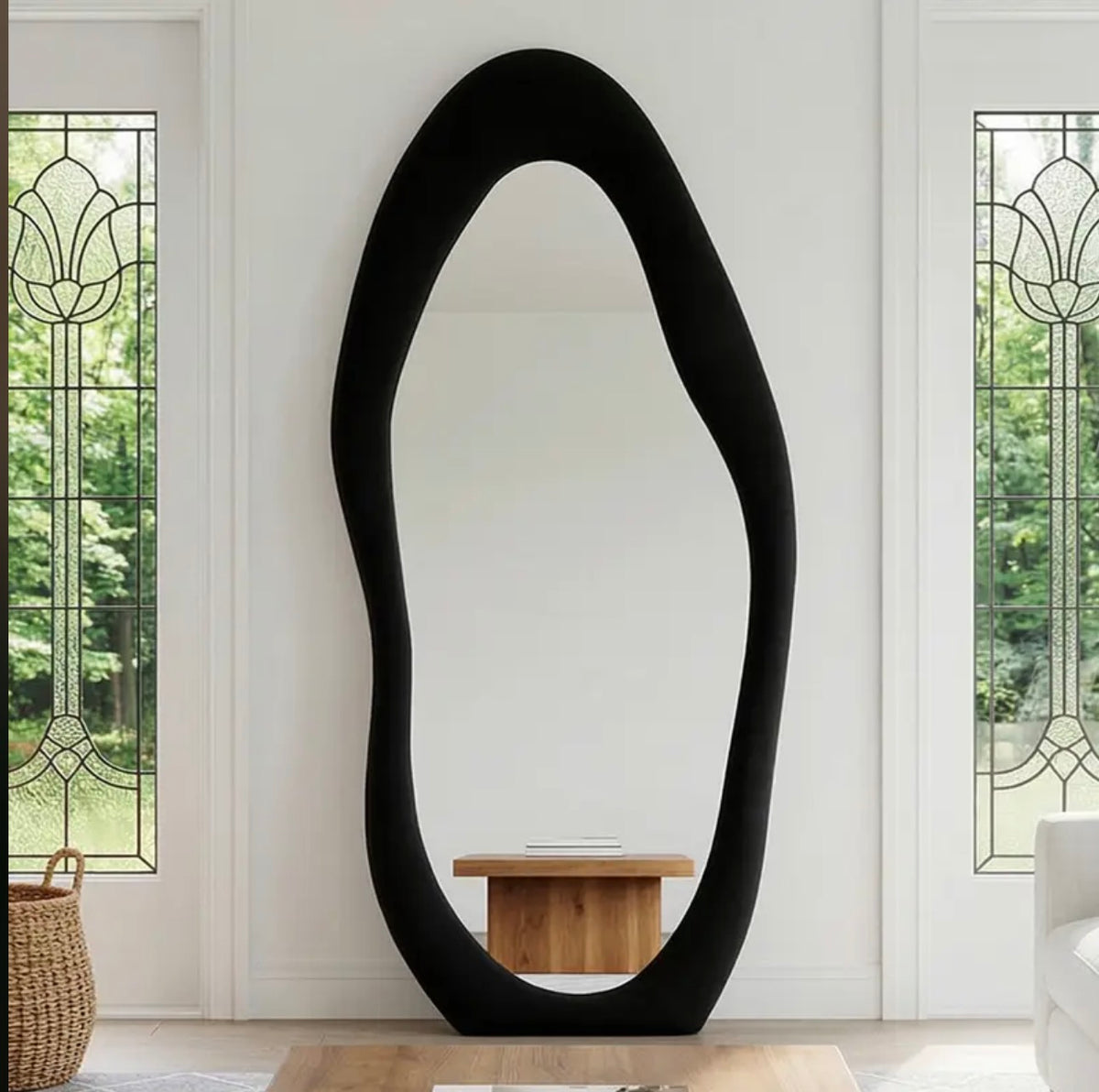 Nova Fabric Wrapped Mirror
