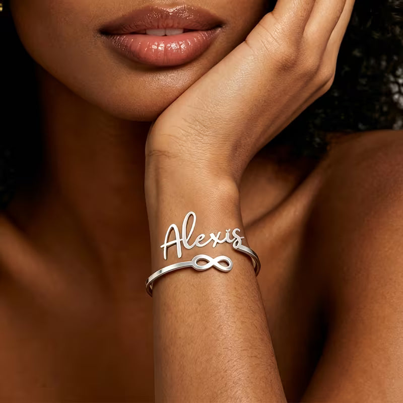 Elegant Stainless Steel Infinite Bracelet