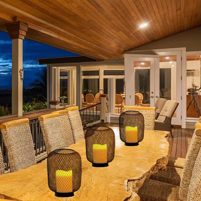 Solar-Powered Outdoor Lawn Lights