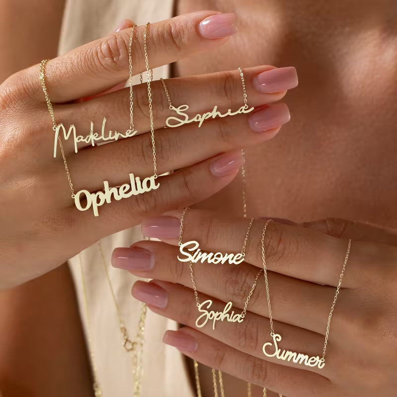 Personalized Stainless Steel Name Necklace
