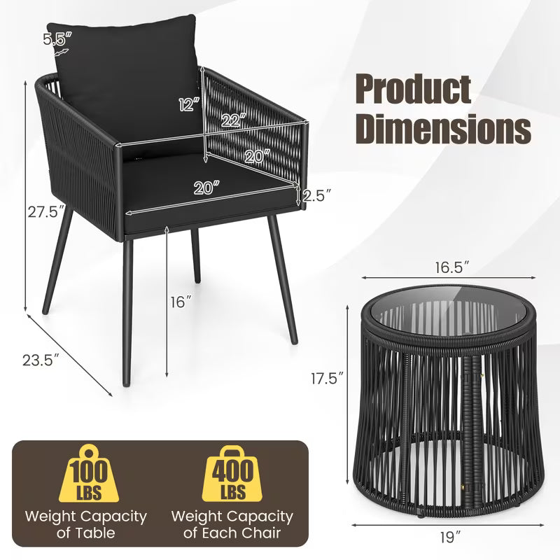 3pcs Nova Outdoor Set