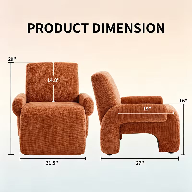 Corduroy Accent Chair