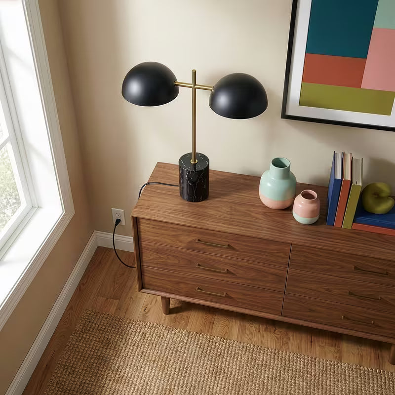 Nova Black Table Lamp
