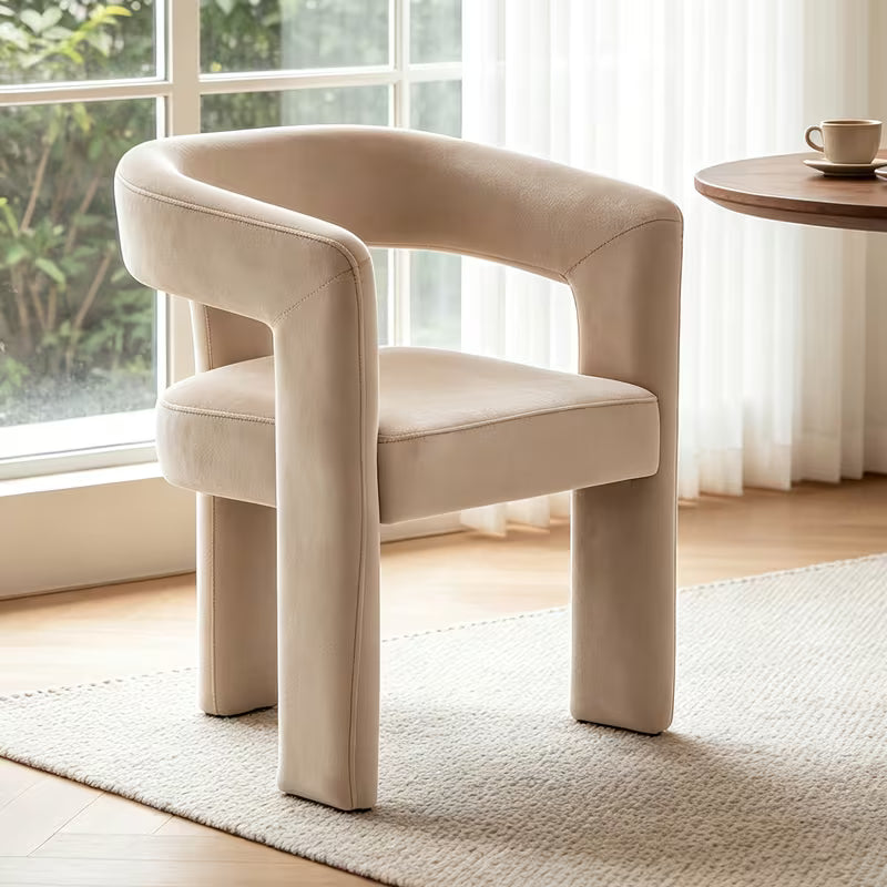 Modern Barrel Dining Chair