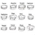 18k Zodiac Sign Rings