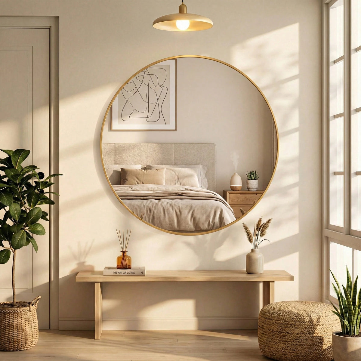 36 Inch Round Mirror