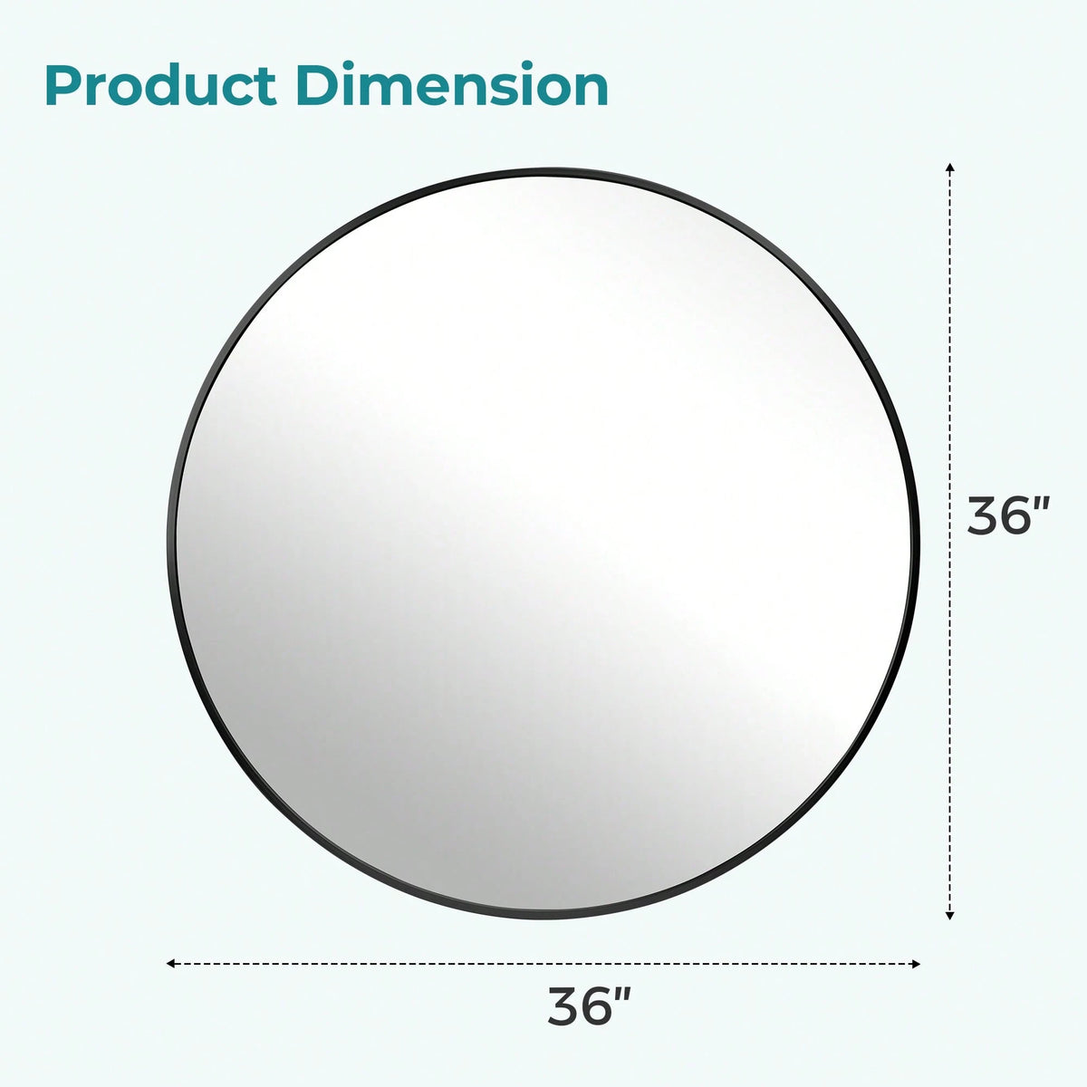 36 Inch Round Mirror