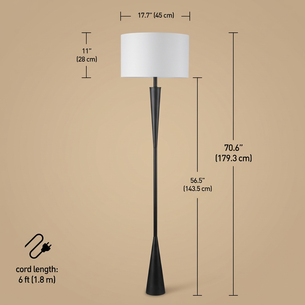 70 inch Coned Floor Lamp