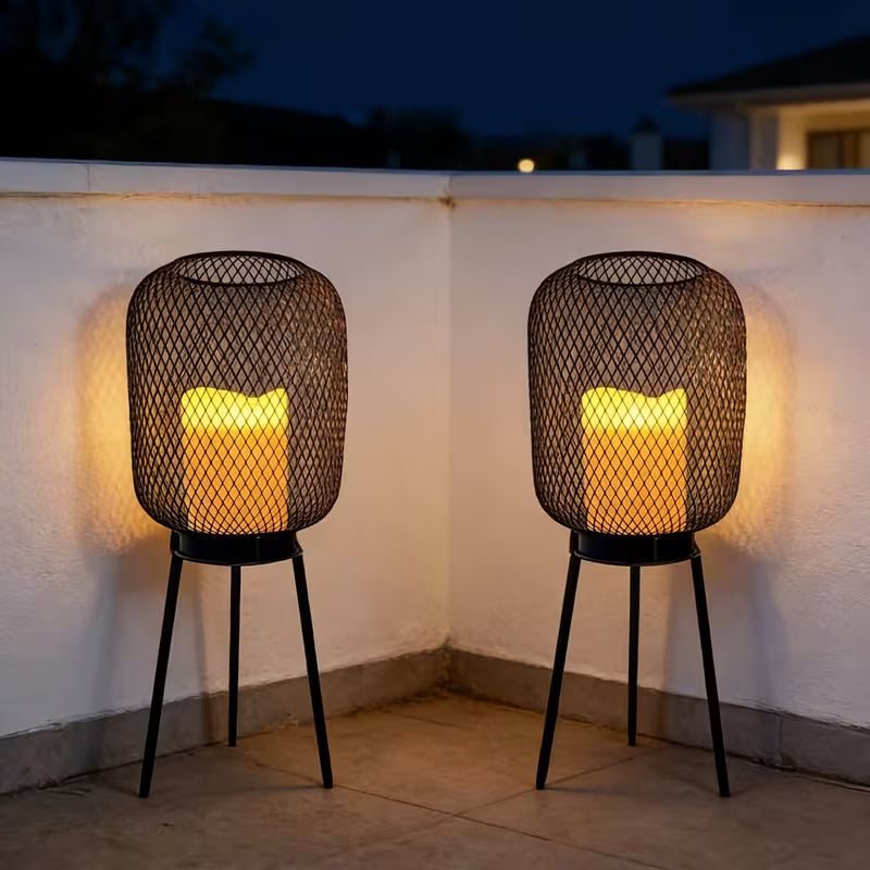 Solar-Powered Outdoor Lawn Lights