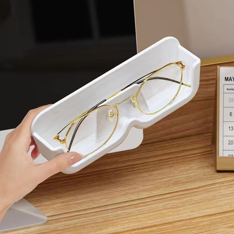 Wall-mounted glass storage box (12)