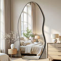 Irregular Floor Standing &amp; Wall Mountable Full Body Mirror