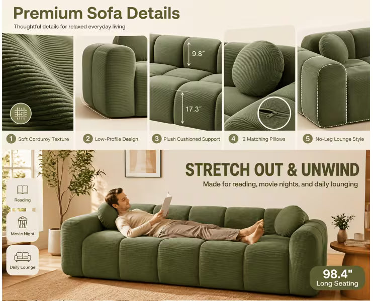 Lixe Boneless Sofa Couch