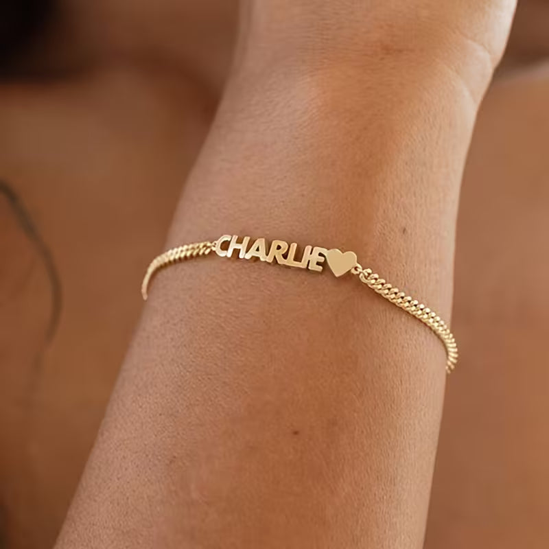 Stainless Steel Heart Bracelet
