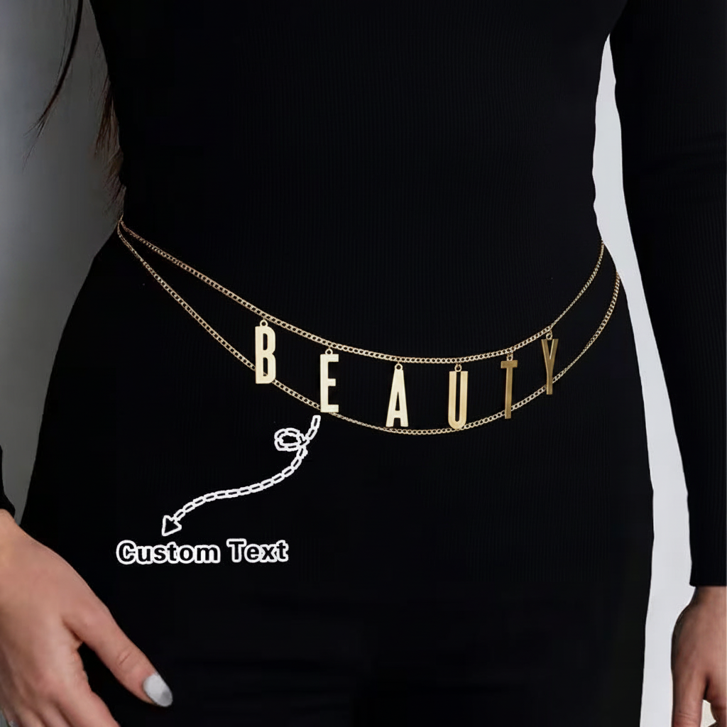 Customized Name Belly Chain