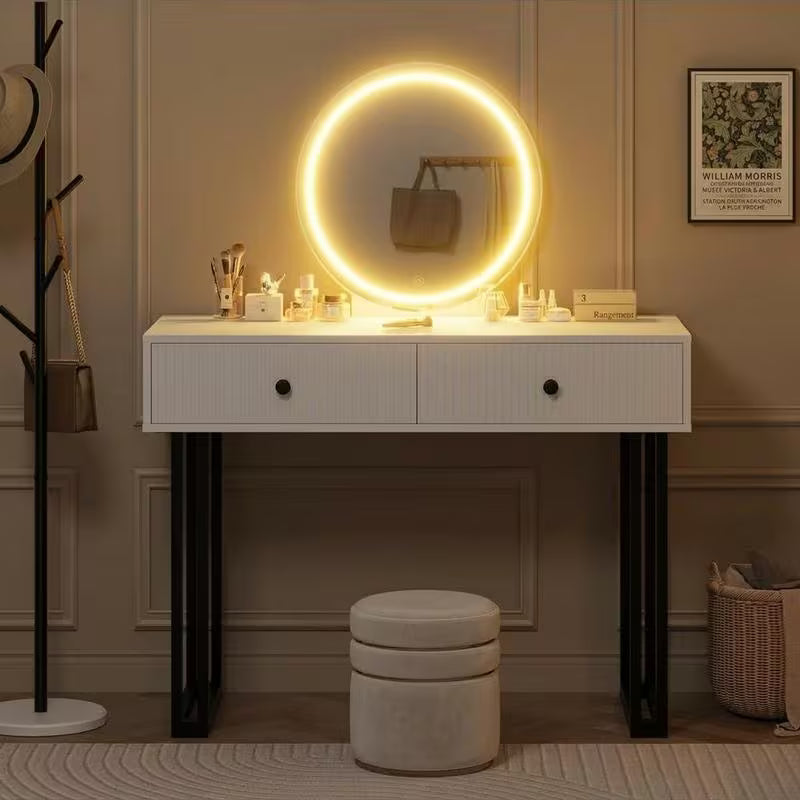 Makeup Vanity Desk with LED Lights