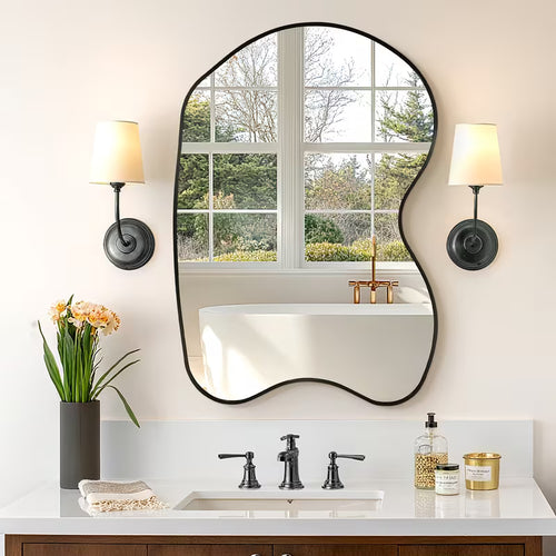 Asymmetrical Accent Mirror