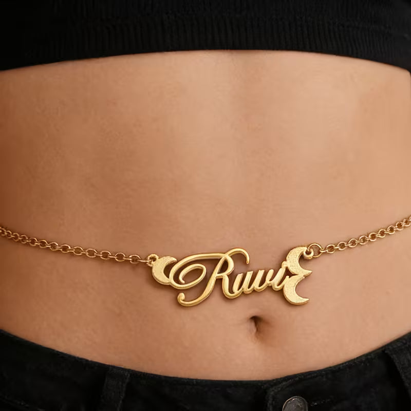 Customized Name Belly Chain