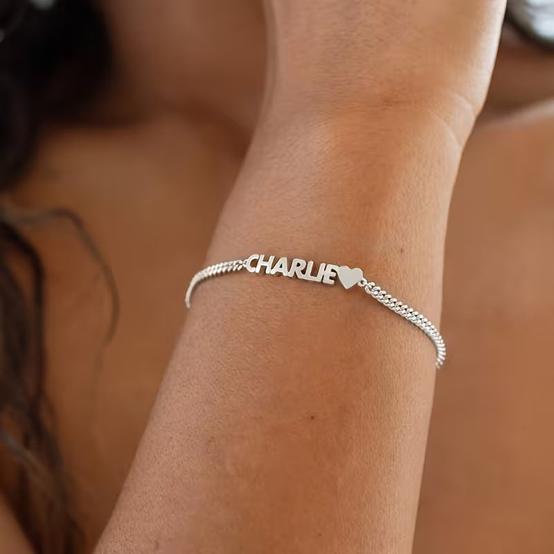 Stainless Steel Heart Bracelet