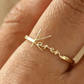 Fashion Custom Name Ring