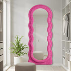 Flannel-Wrapped Mirror