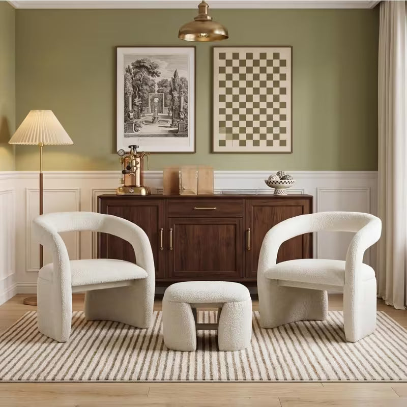 Jupe Upholstered Barrel Lounge Side Chair