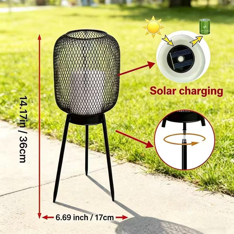 Solar-Powered Outdoor Lawn Lights