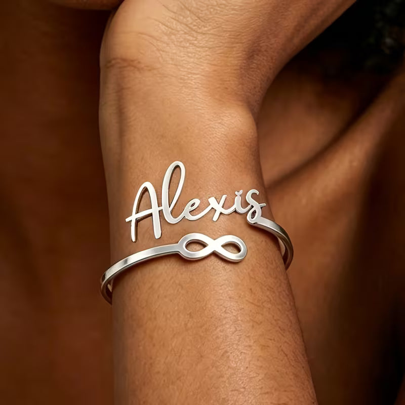 Elegant Stainless Steel Infinite Bracelet