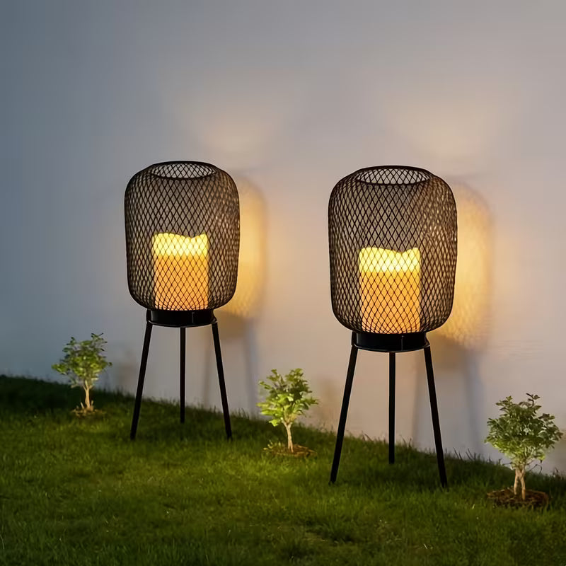 Solar-Powered Outdoor Lawn Lights