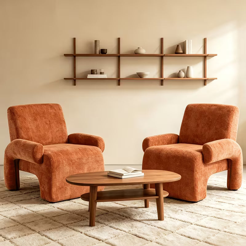 Corduroy Accent Chair