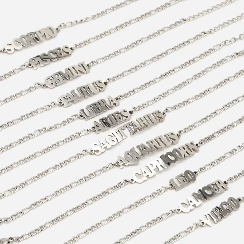 18k Zodiac Sign Bracelet