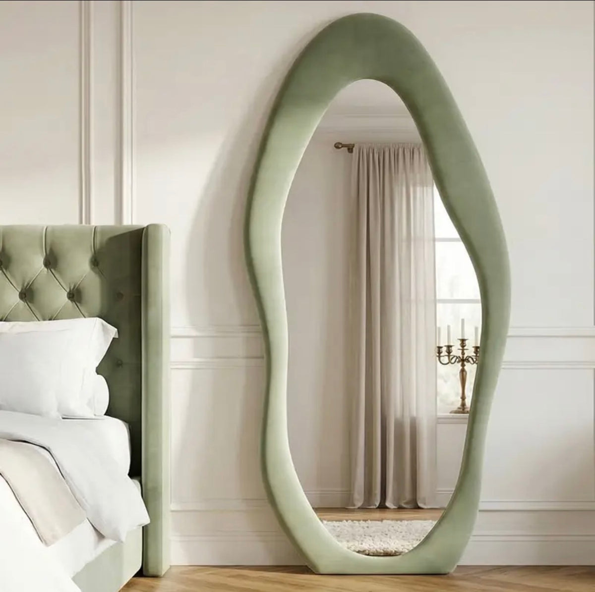 Nova Fabric Wrapped Mirror