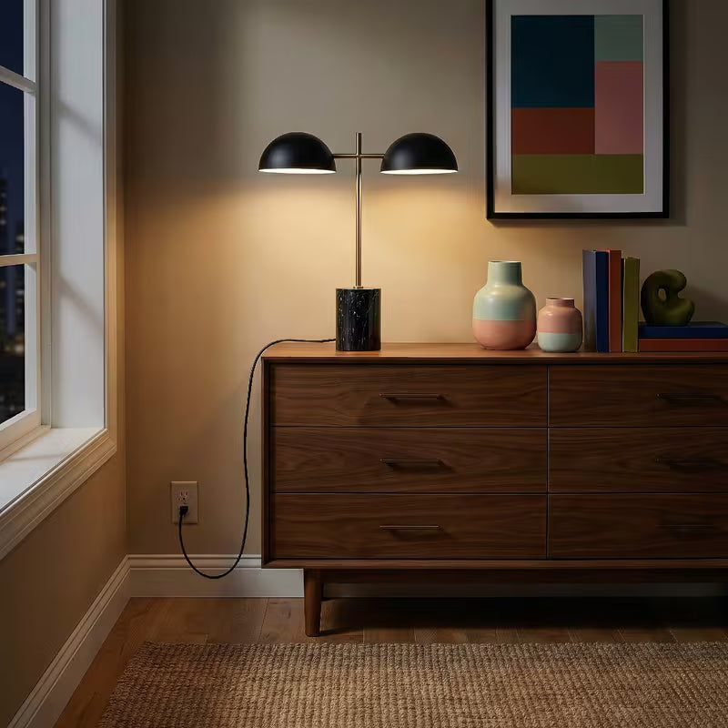 Nova Black Table Lamp