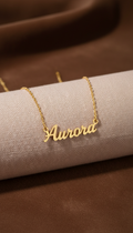 Custom Gold Name Necklace