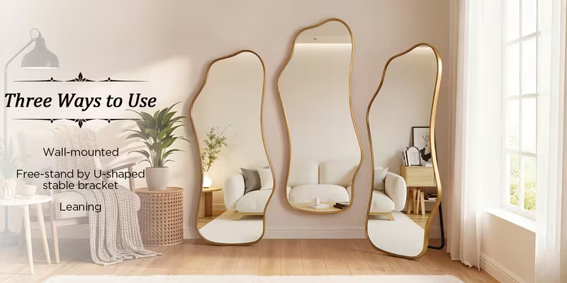 Irregular Floor Mirror