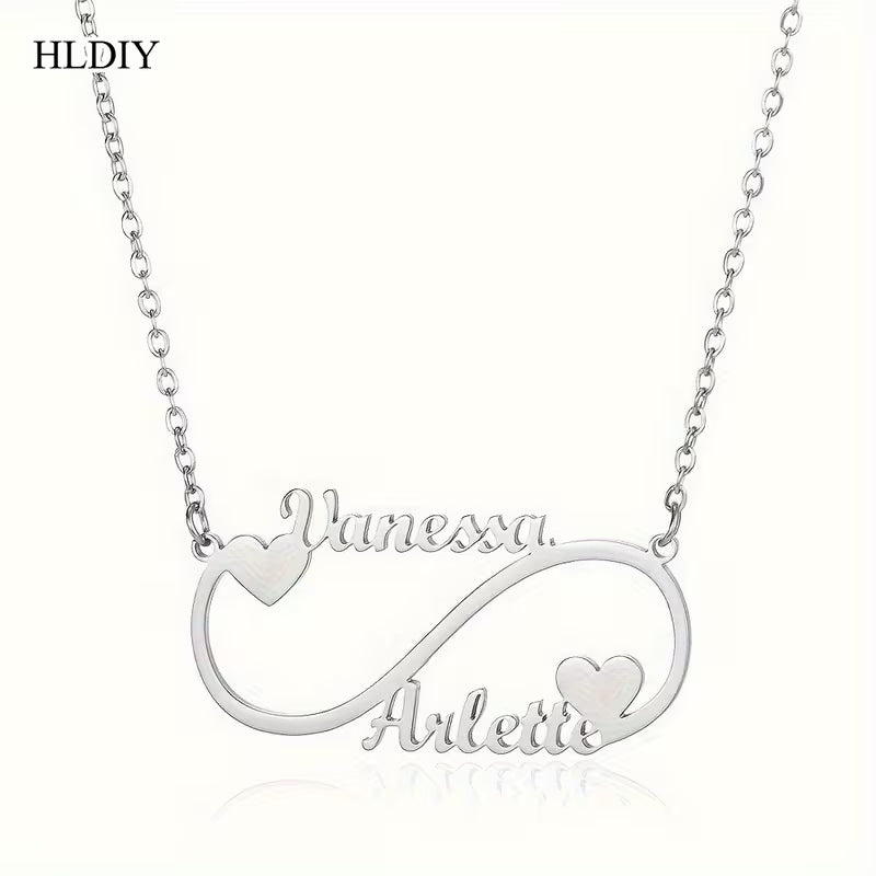 Personalized Double Name Necklace
