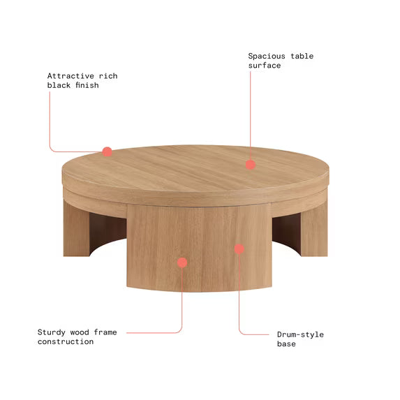 Luxe Round Coffee Table