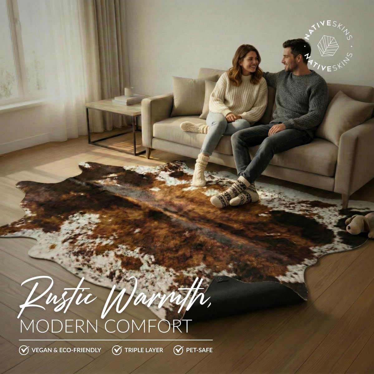 Faux Cow Rug