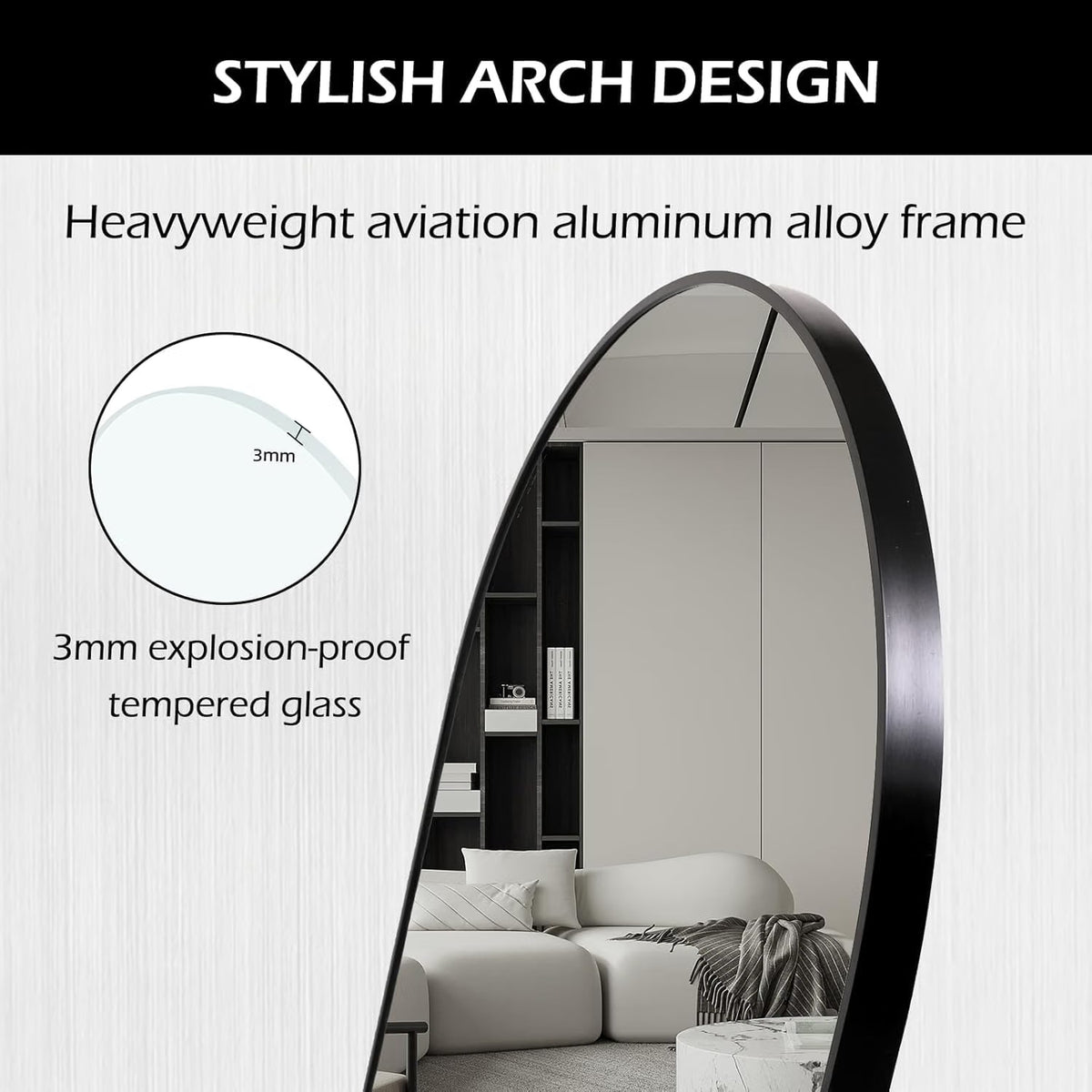 Oval Full Length Mirror