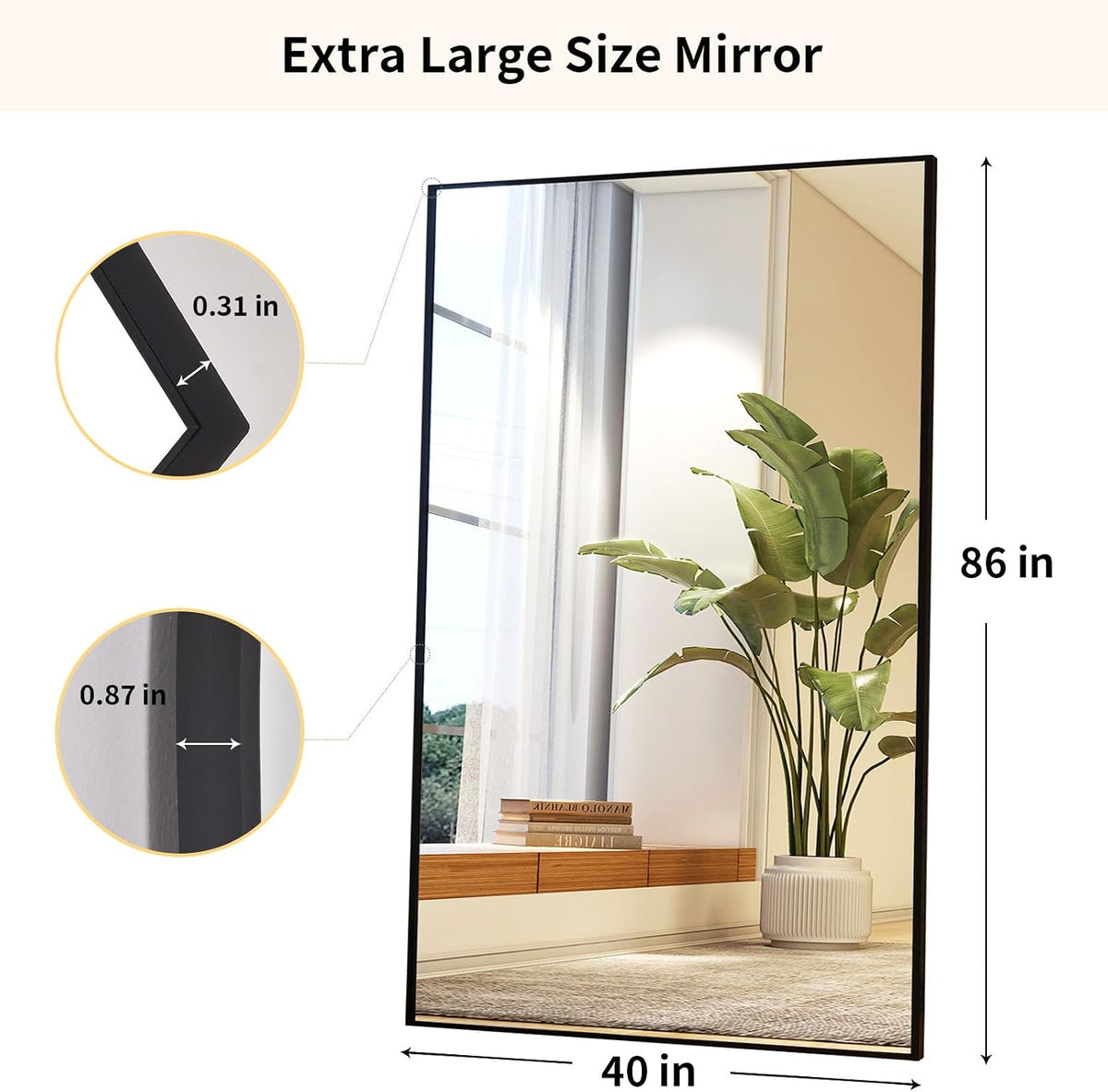 Jupe Oversized Full length Mirror