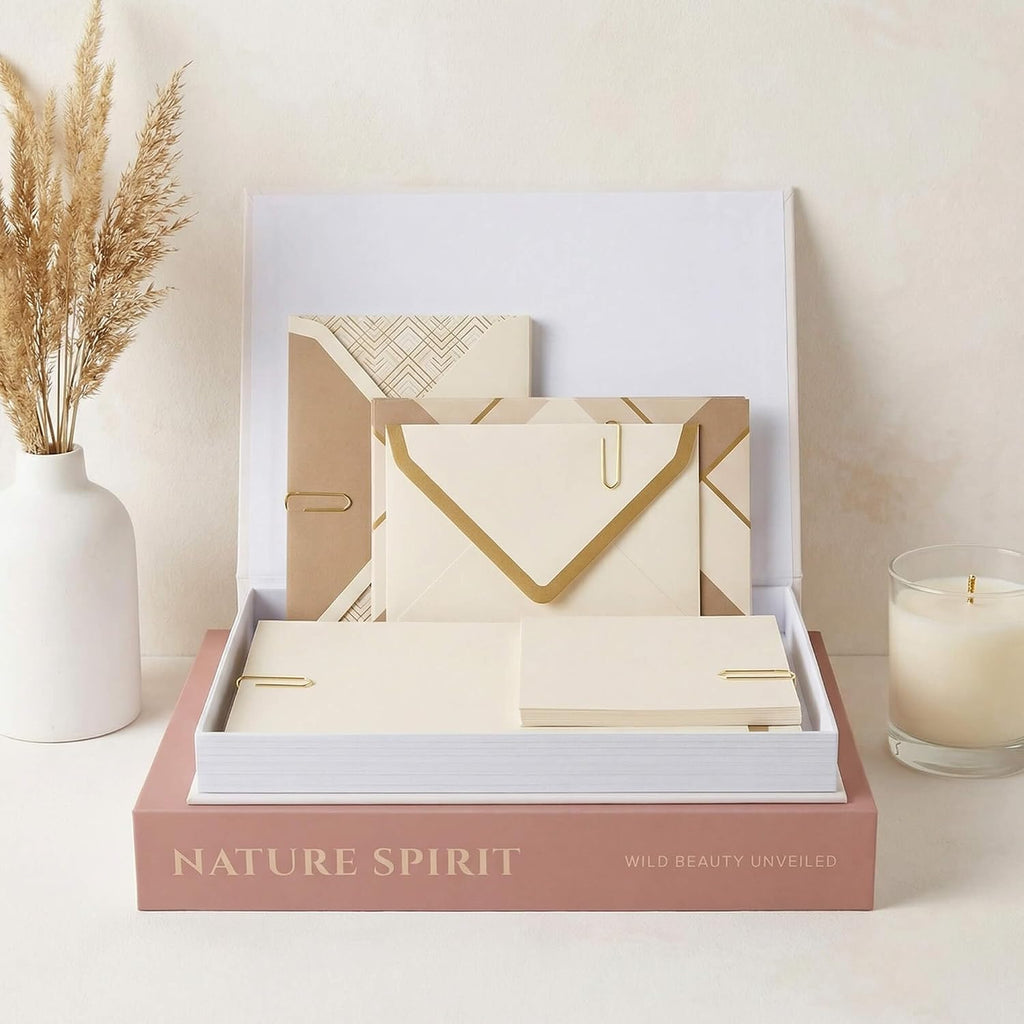 Elegant Decorative Book Boxes Set of 2