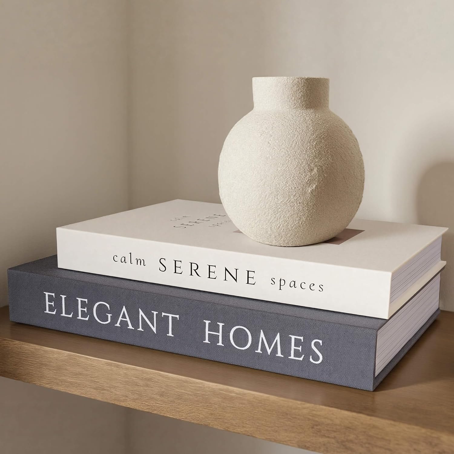 Elegant Decorative Book Boxes Set of 2