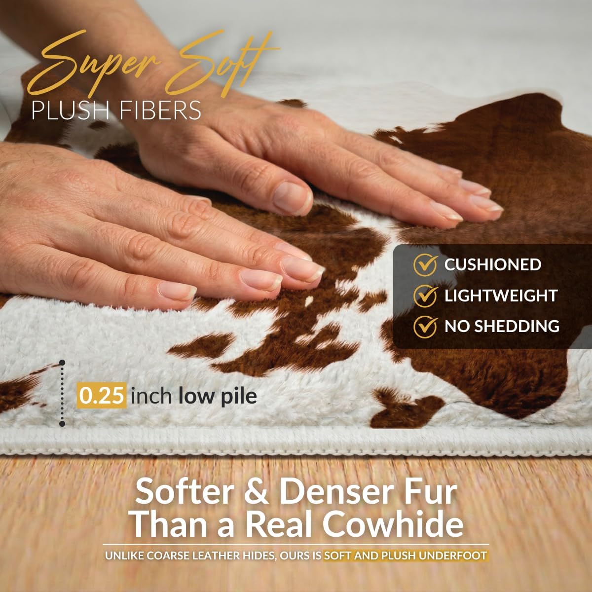 Faux Cow Rug