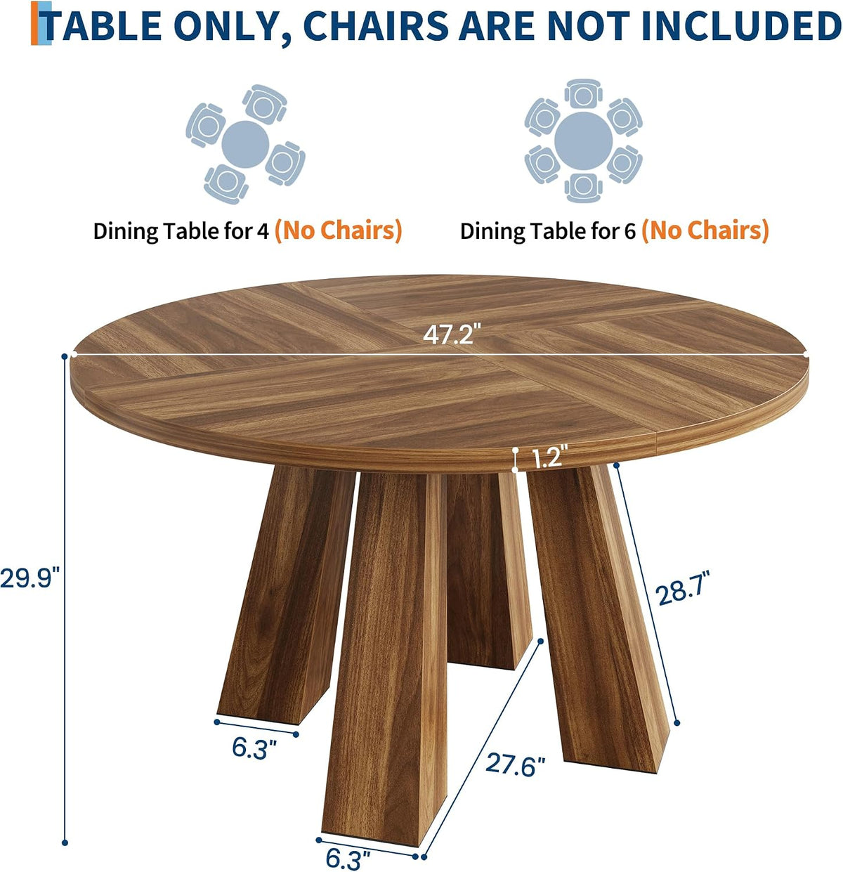 Elegant Round Dining Table