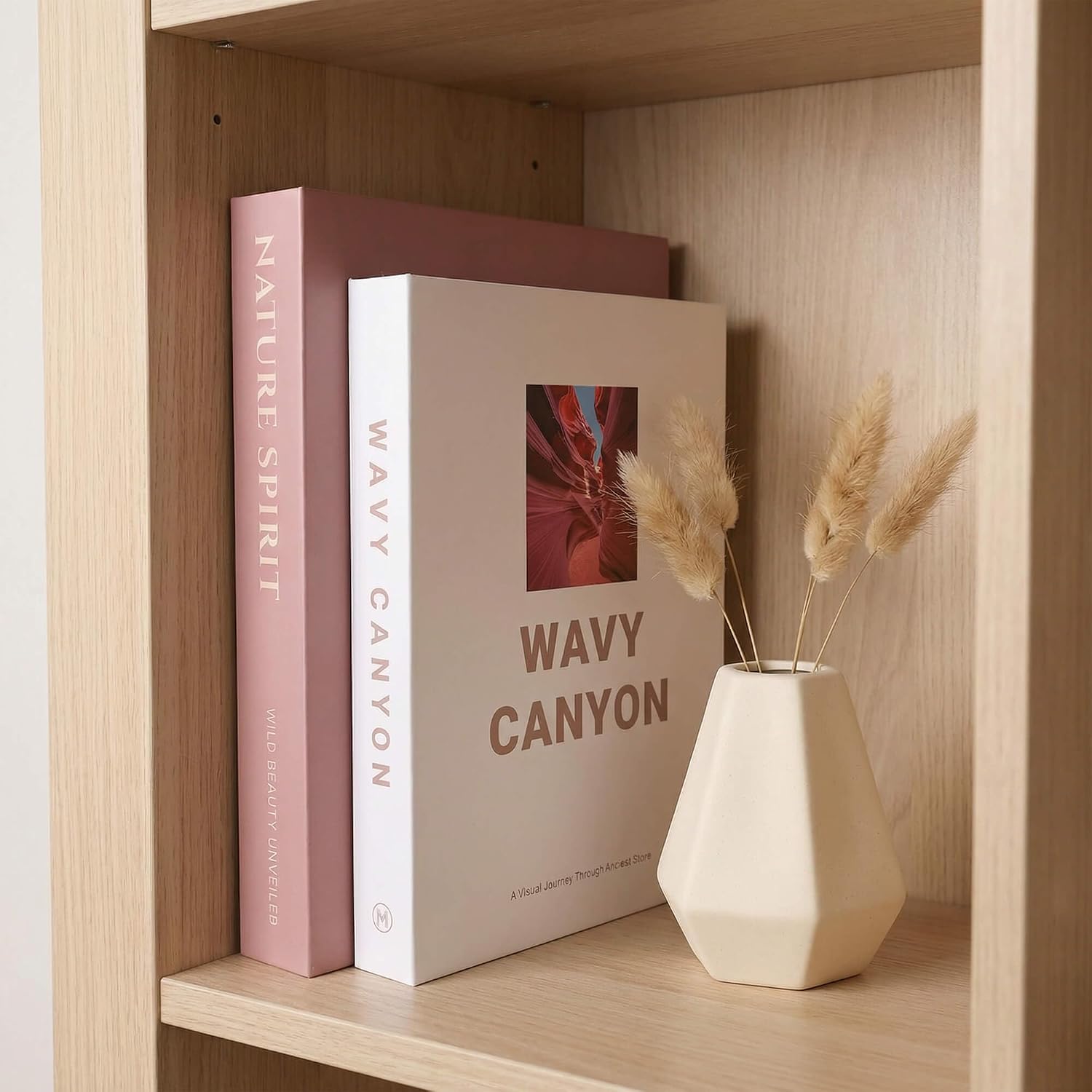 Elegant Decorative Book Boxes Set of 2