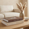 Elegant Decorative Book Boxes Set of 2