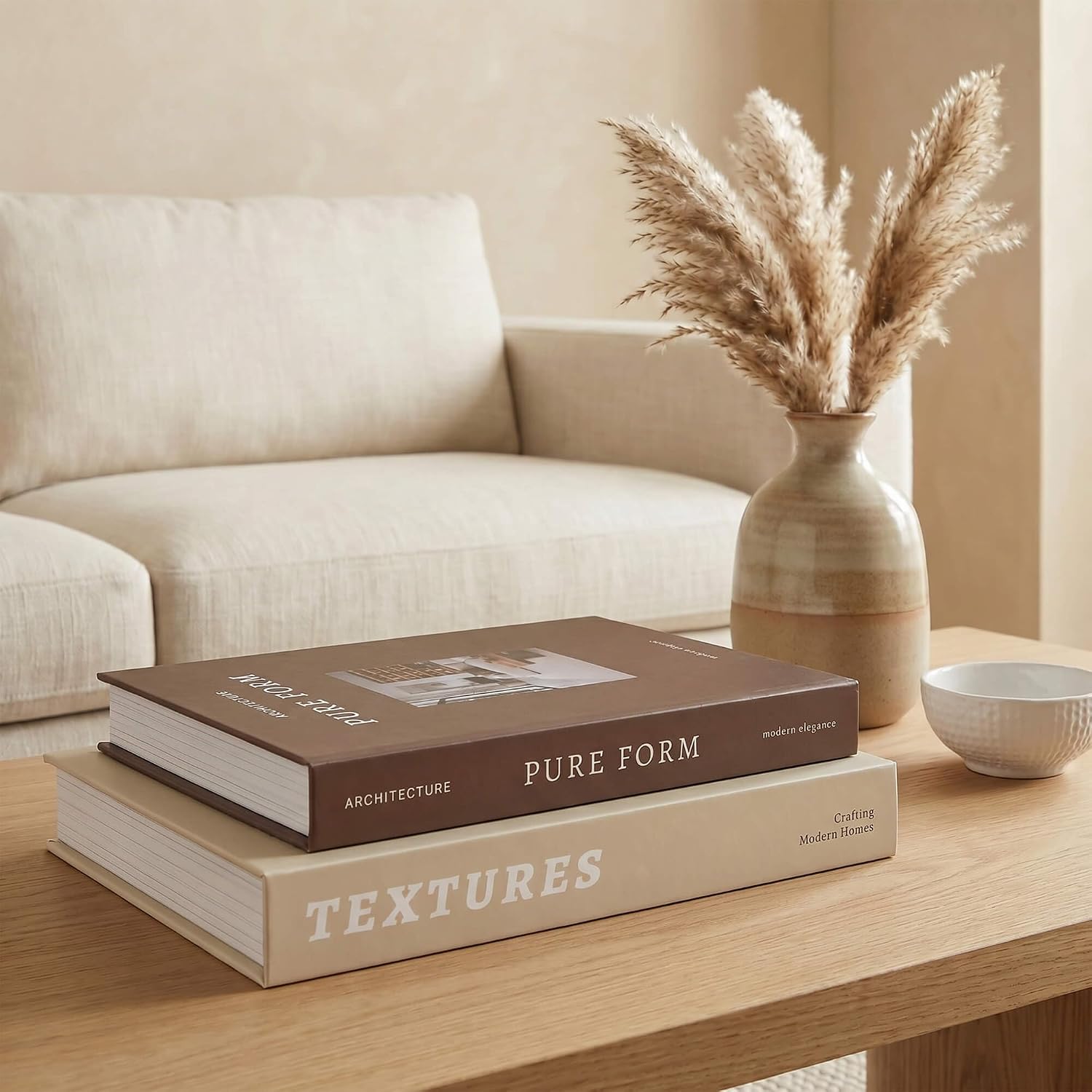 Elegant Decorative Book Boxes Set of 2