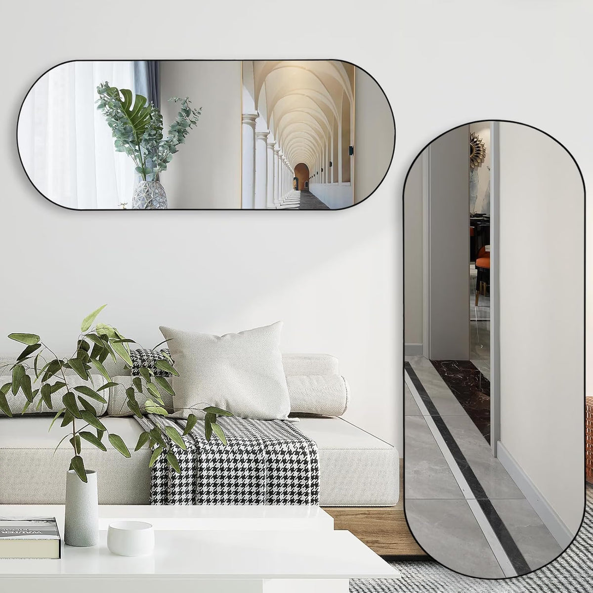 Oval Full Length Mirror