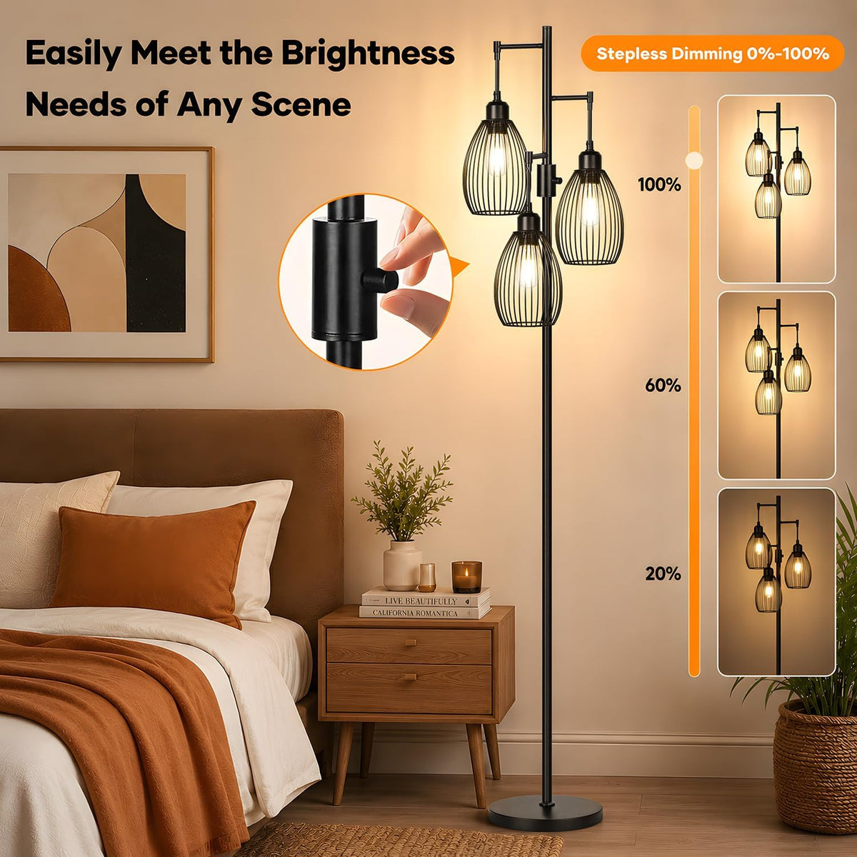 Dimmable Floor Lamp