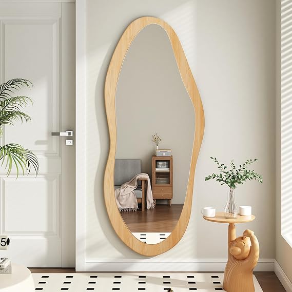 Wood Framed Wall Mirror