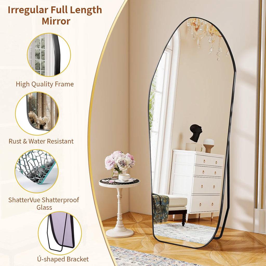 Irregular Full Length Mirror